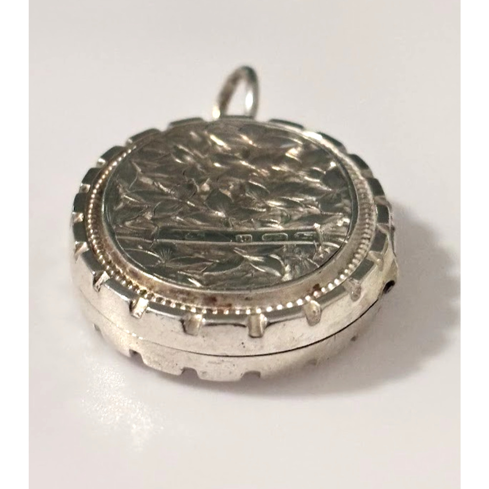 Antique Adie & Lovekin Sterling Silver Vesta Case Match Safe Chatelaine Pendant - Picture 9 of 16
